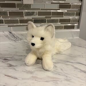 Douglas Cuddle Toy Yuki Arctic Fox plush stuffed animal